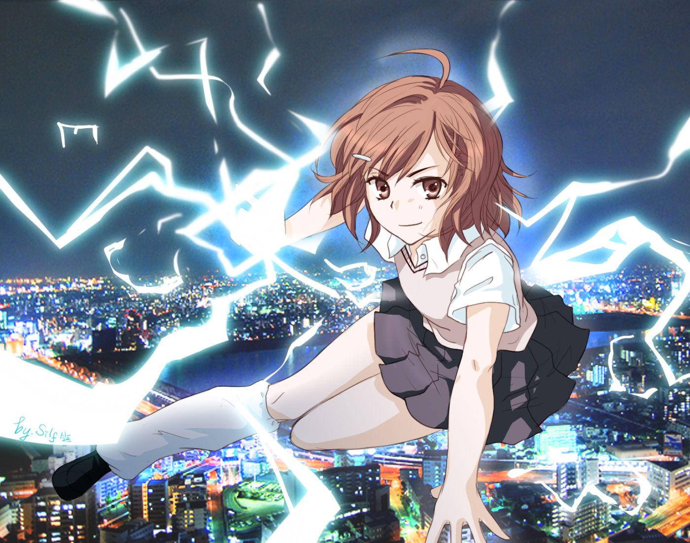 3. "Mikoto Misaka" from A Certain Scientific Railgun - wide 8