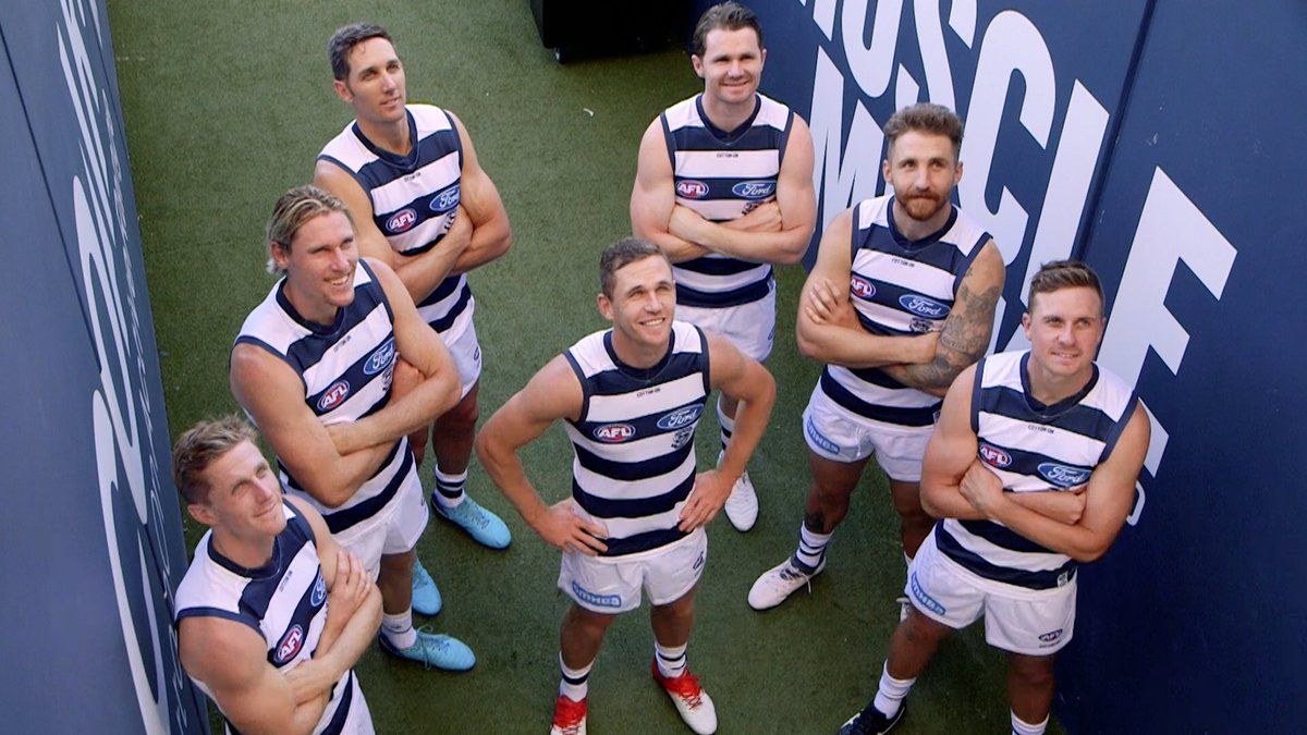 Geelong Cats our 2018 leadership group #StandProud #WeAreGeelong