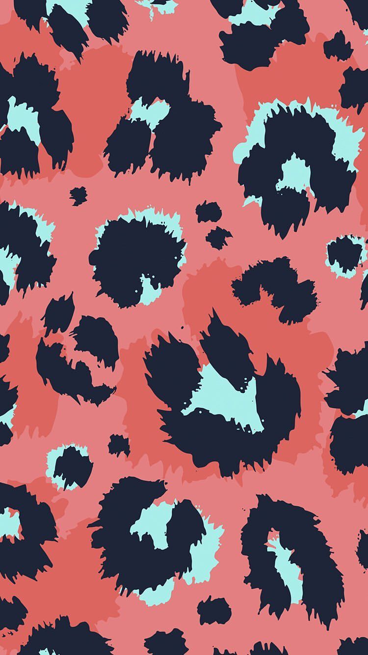 Fondo de pantalla. iPhone wallpaper pattern, Animal print wallpaper, Blue wallpaper iphone