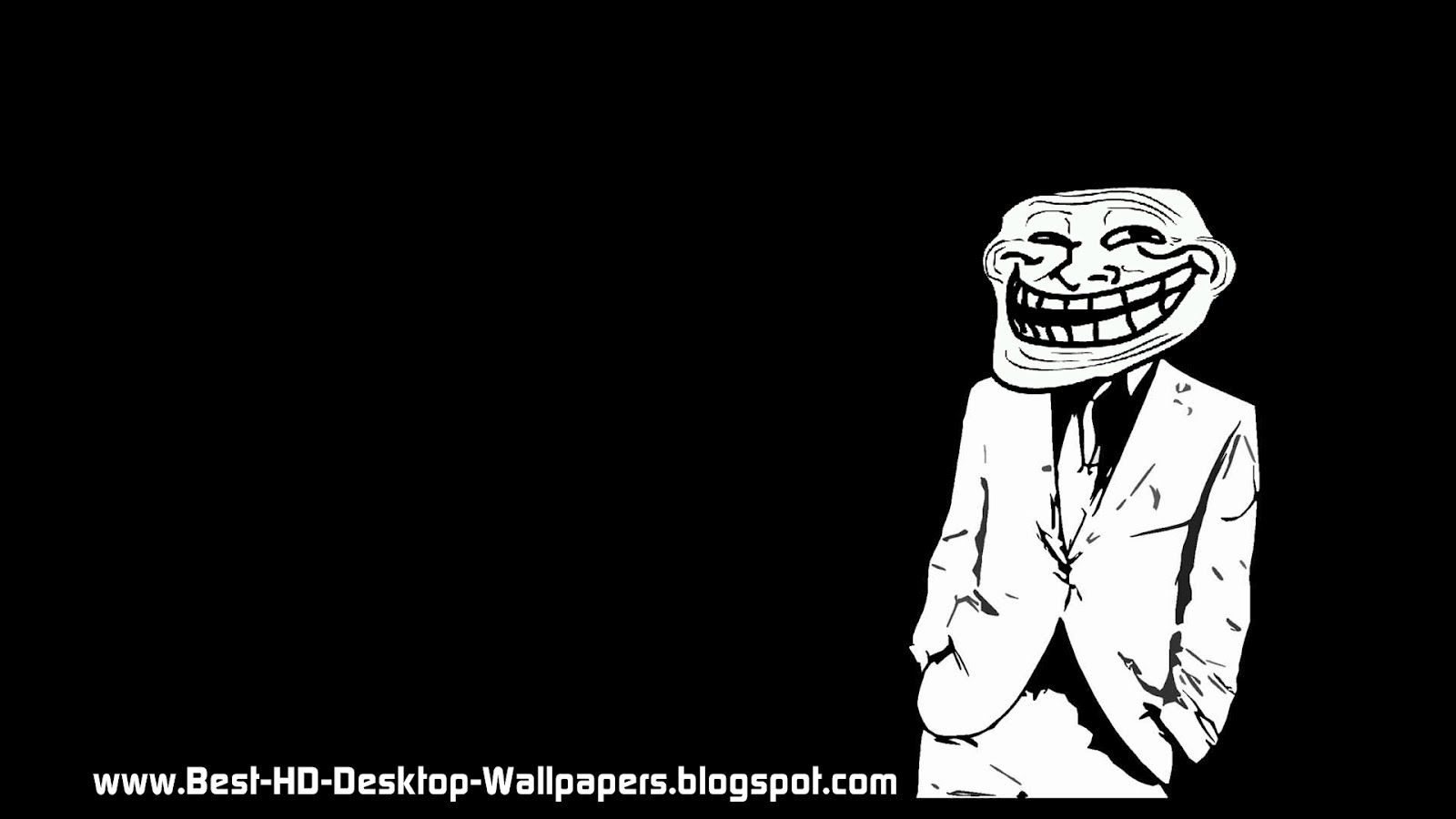 Download White Funny Face Meme Wallpaper