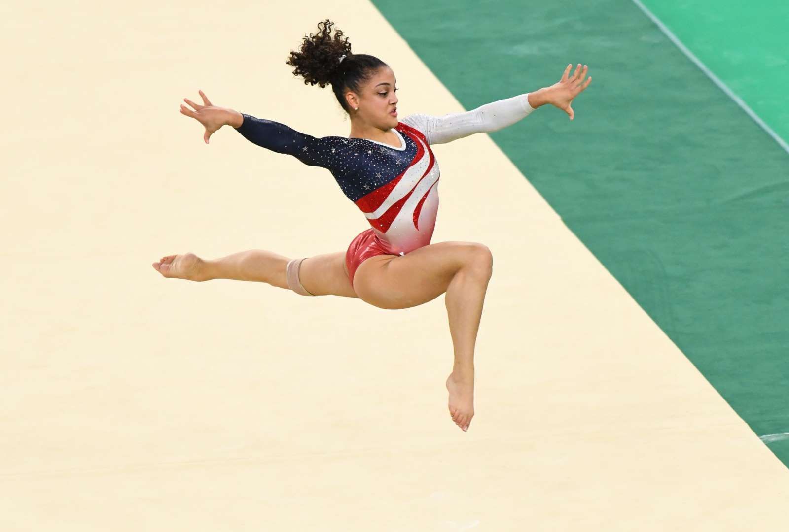 Aug. 9: American Laurie Hernandez wows the crowd with her floor routine during the women's gymnastics team fina. Gymnastics image, Rio olympics, Laurie hernandez
