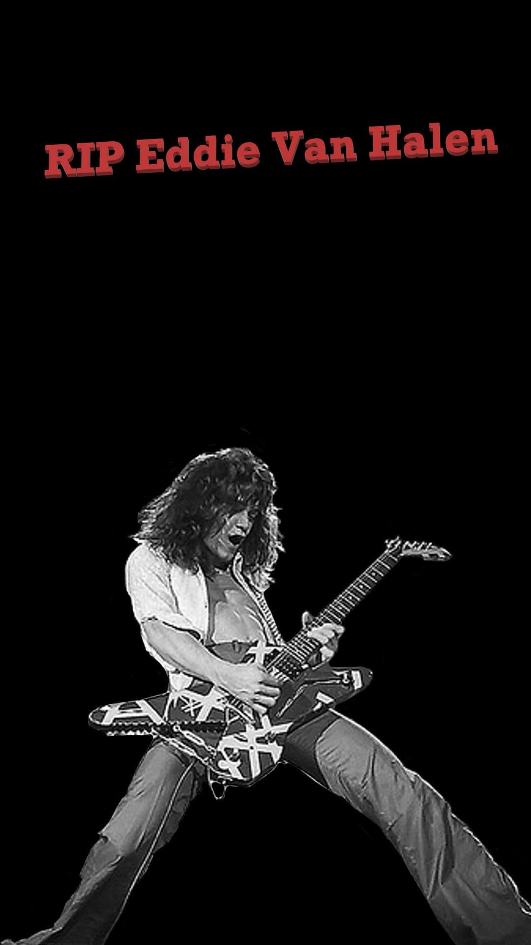 RIP Eddie Van Halen Wallpaper Free HD Wallpaper