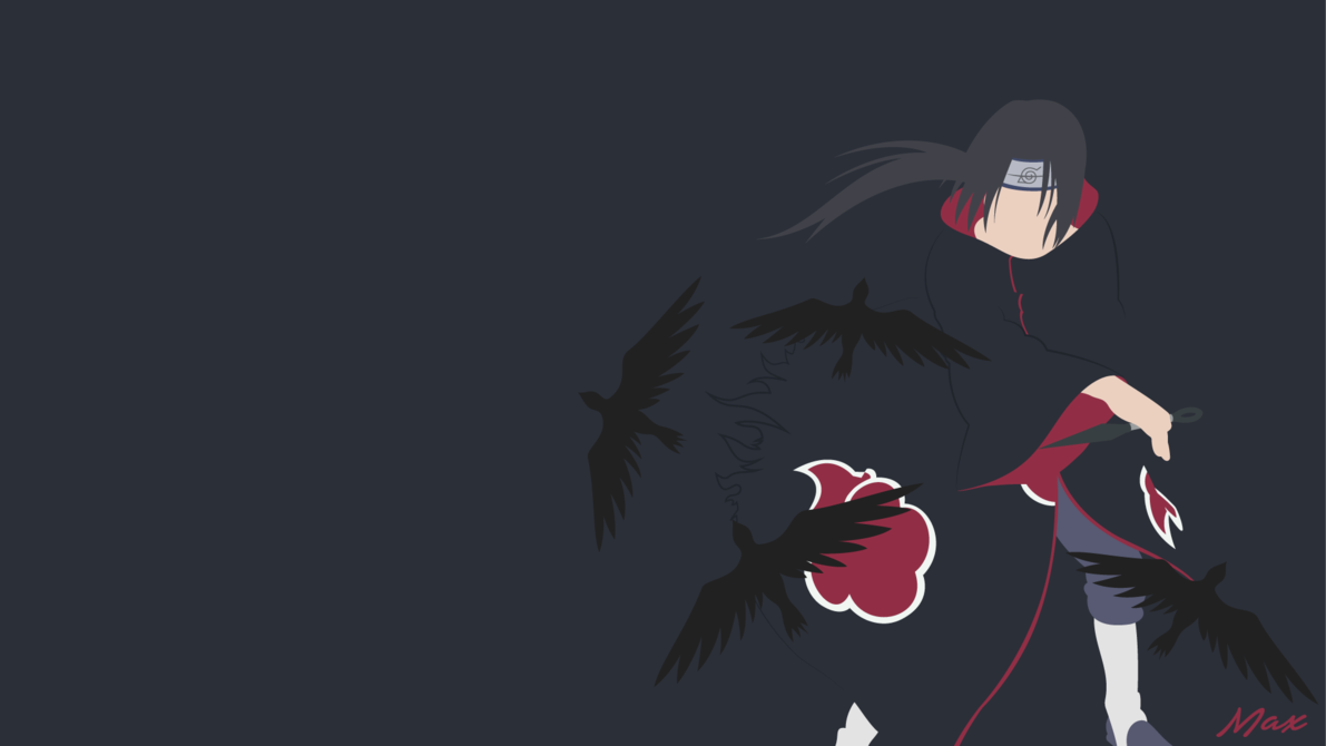 Itachi Minimalist Wallpaper Free Itachi Minimalist Background