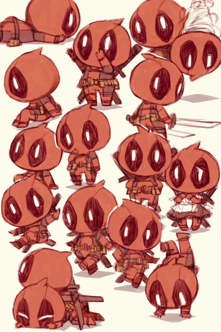 spideypool by lkikai. Deadpool chibi, Deadpool wallpaper, Deadpool and spiderman