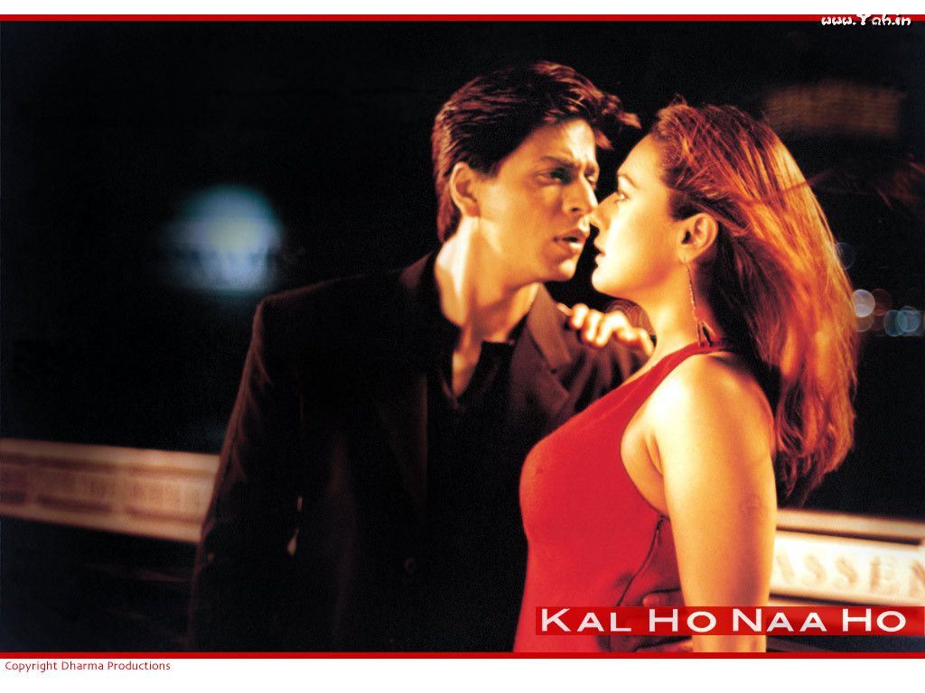 SRK and Preity Ho Naa Ho (2003). Kal ho na ho, Movie couples, Shahrukh khan