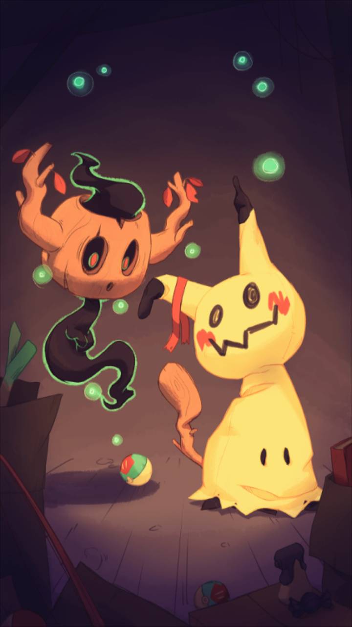 Halloween Pokemon Phone Wallpaper Tile / Happy Halloween!! | Cute
