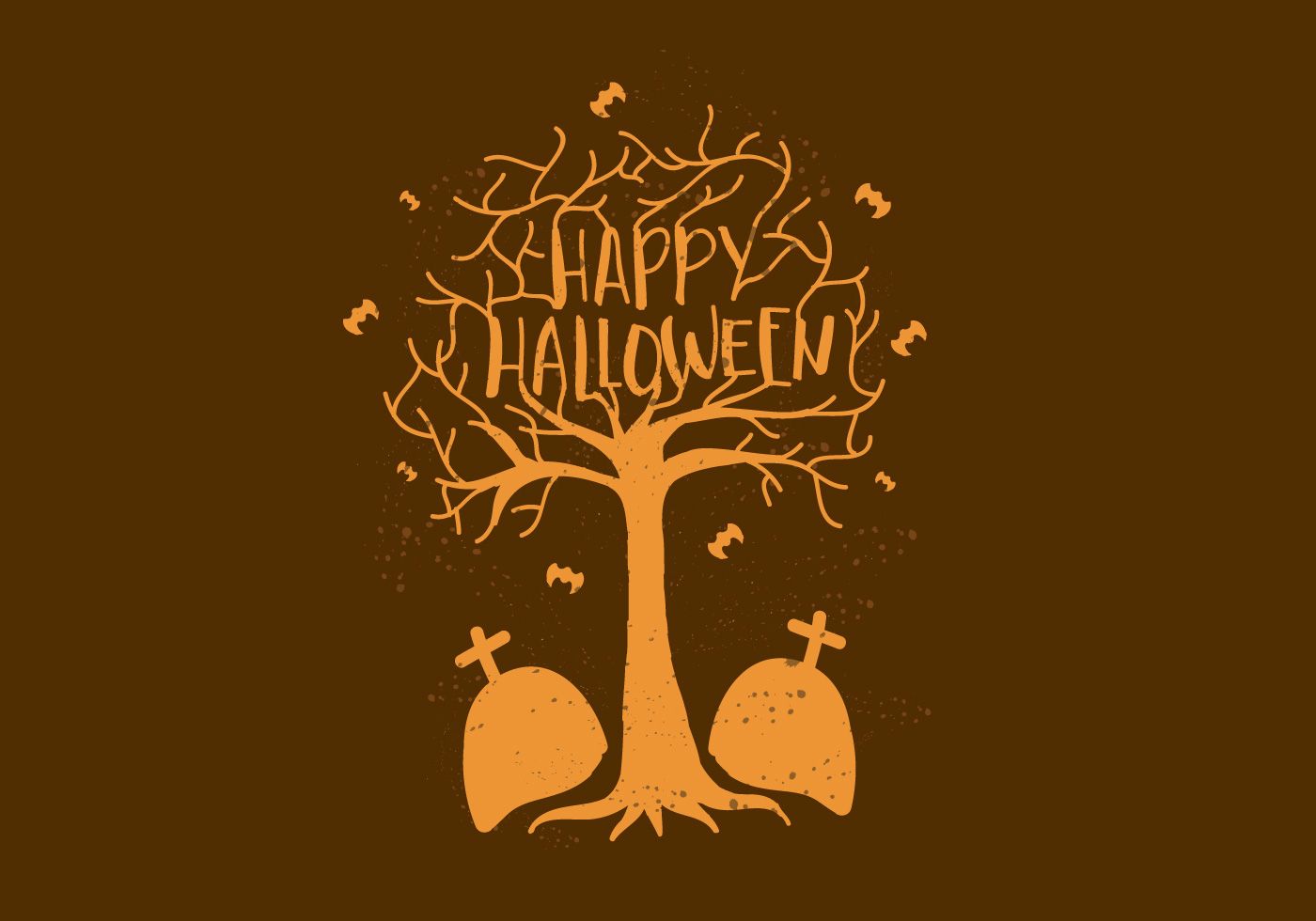 Fondo de Pantalla de Feliz Halloween Vectores Gratis, Illustrator Graficos, Plantillas Diseño