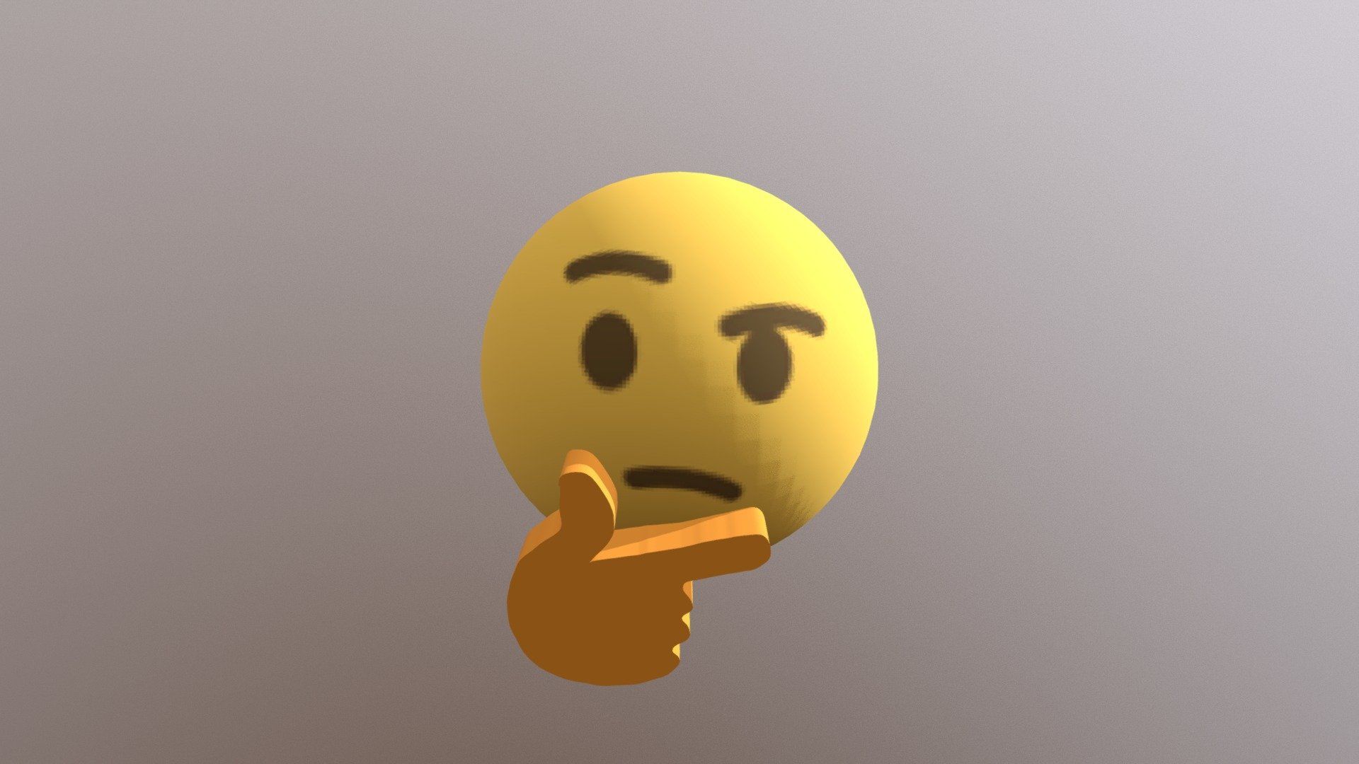 Thinking Emoji Free 3D model by yezzey [42140a2]