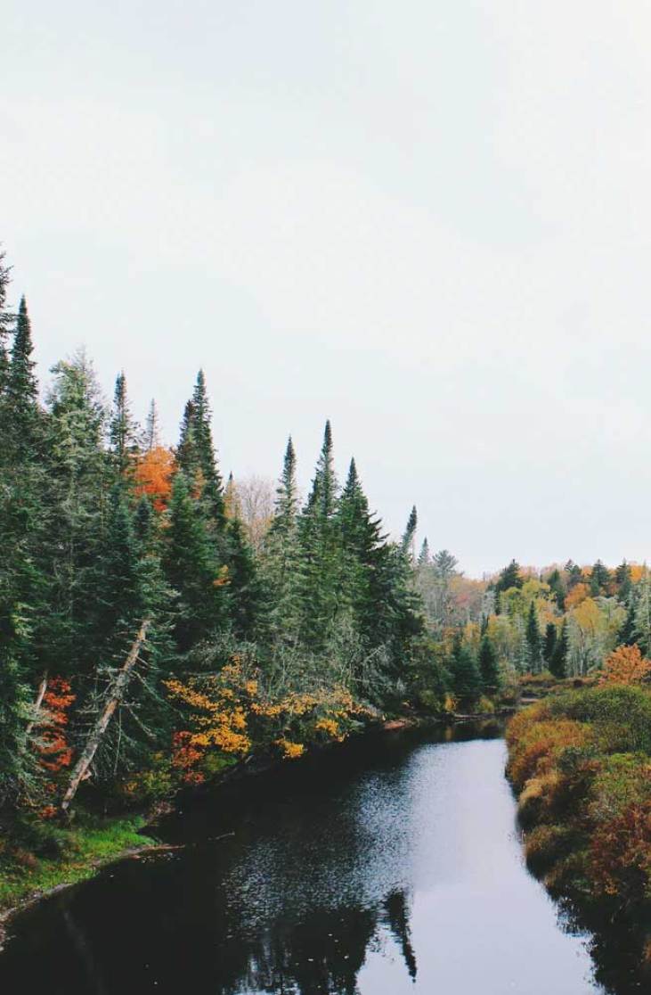 Beautiful autumn landscape image Wallpaper