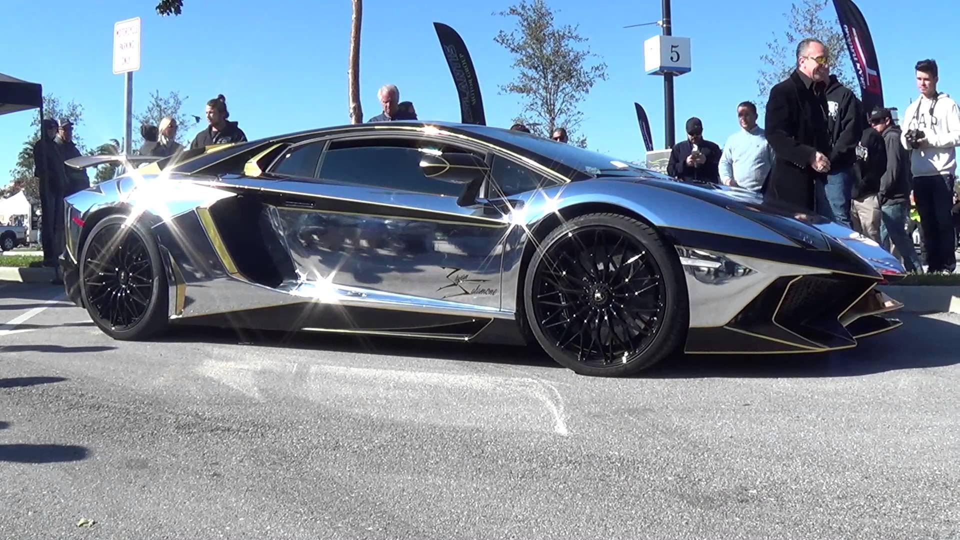 Crazy Silver Gold Lamborghini Aventador SV Next for goldRush Rally Team. Silver car, Gold lamborghini, Lamborghini