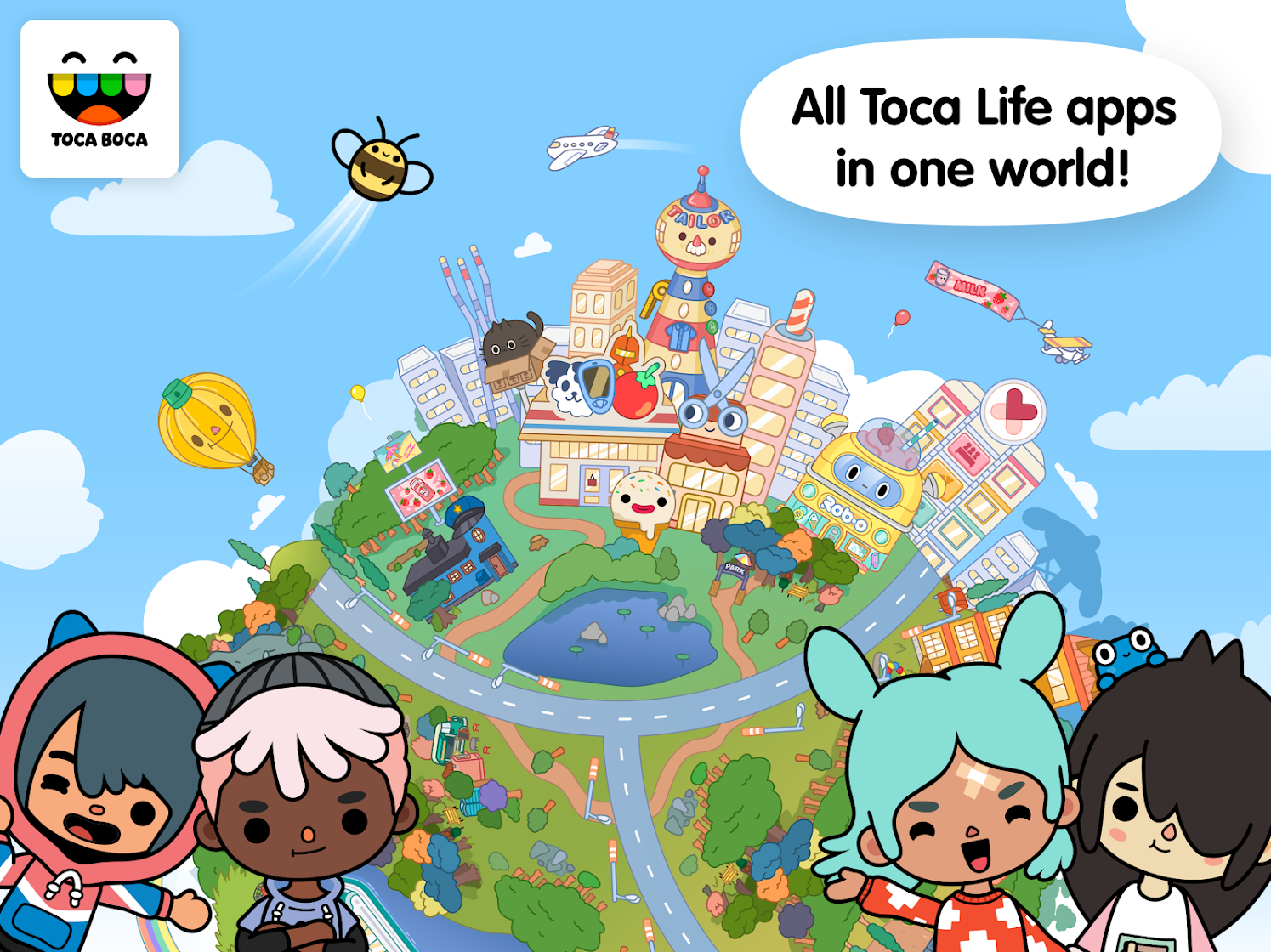 App of the Day: Toca Life World: Build a Story  World wallpaper, Disney  drawing tutorial, Create your own world