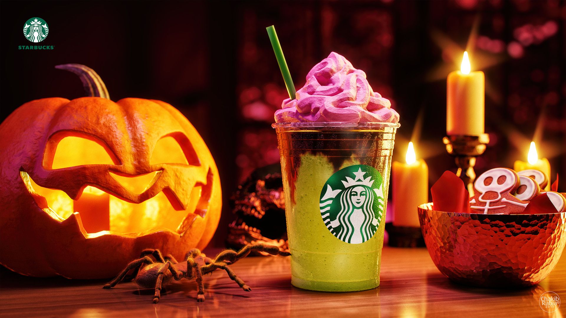 CGI Starbucks Zombie Frappuccino !, Chakib Rabia