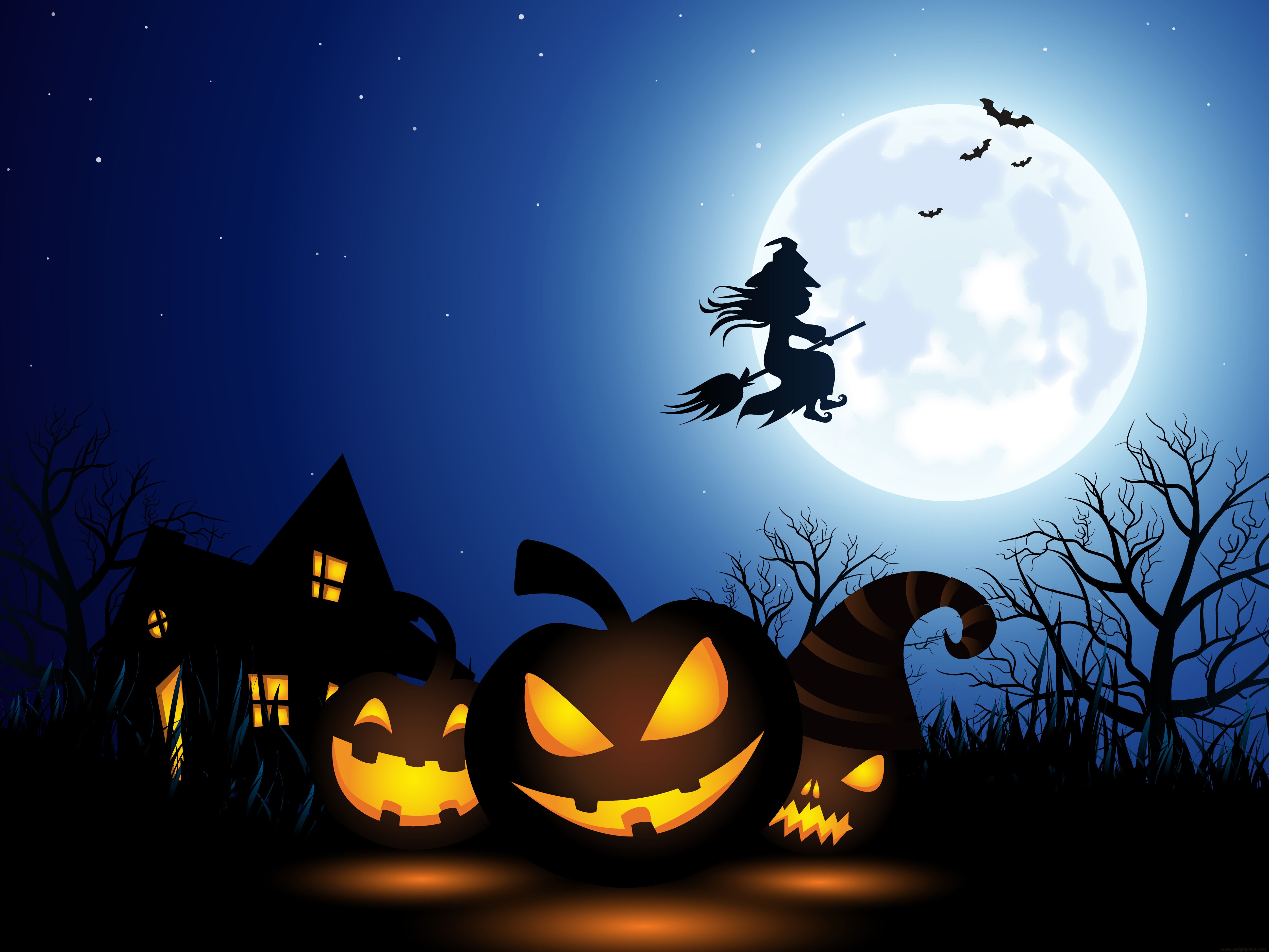 Spooky Halloween illustration.