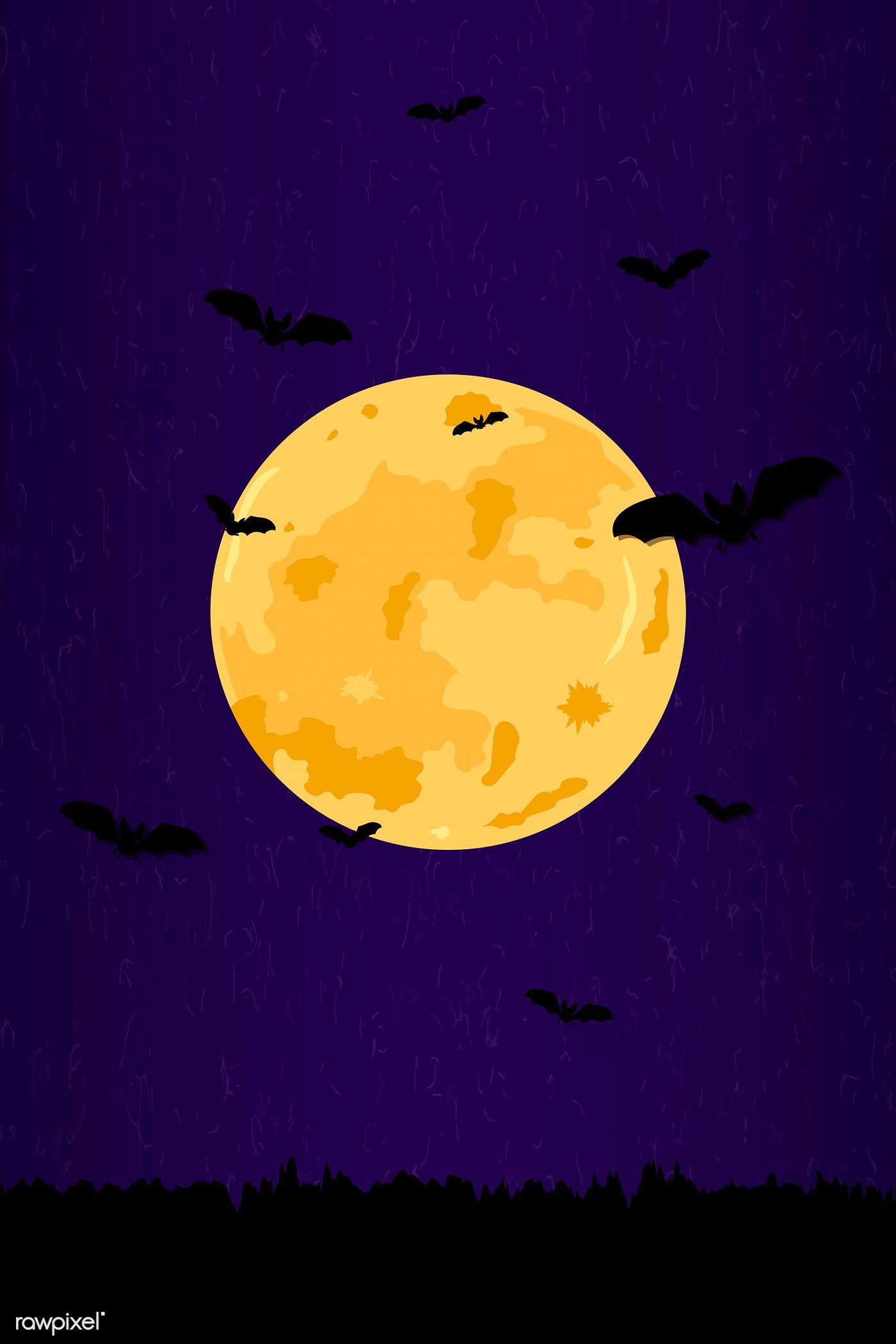 Halloween Illustration Wallpapers - Wallpaper Cave