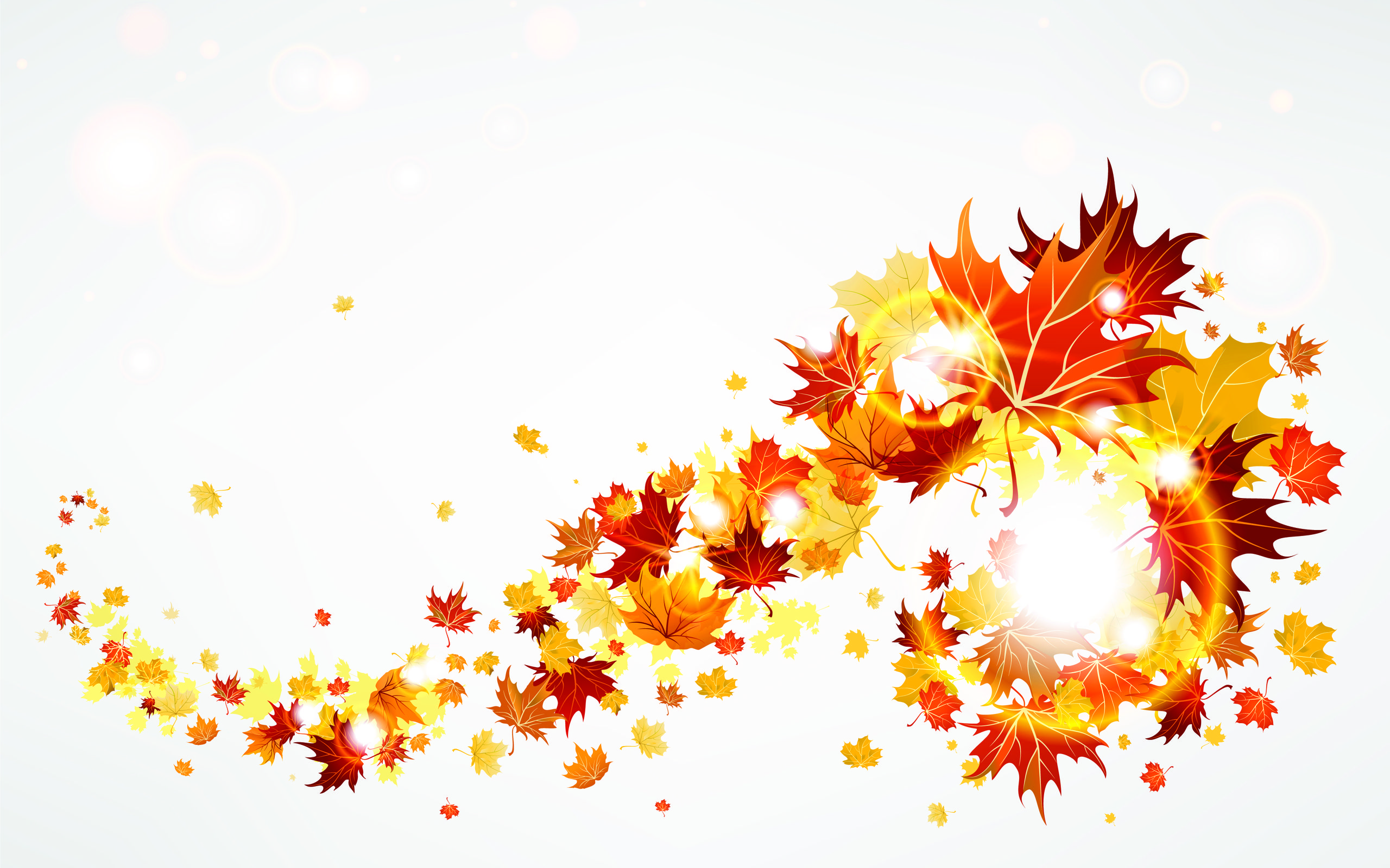 Autumn Leaves Abstract wallpaper