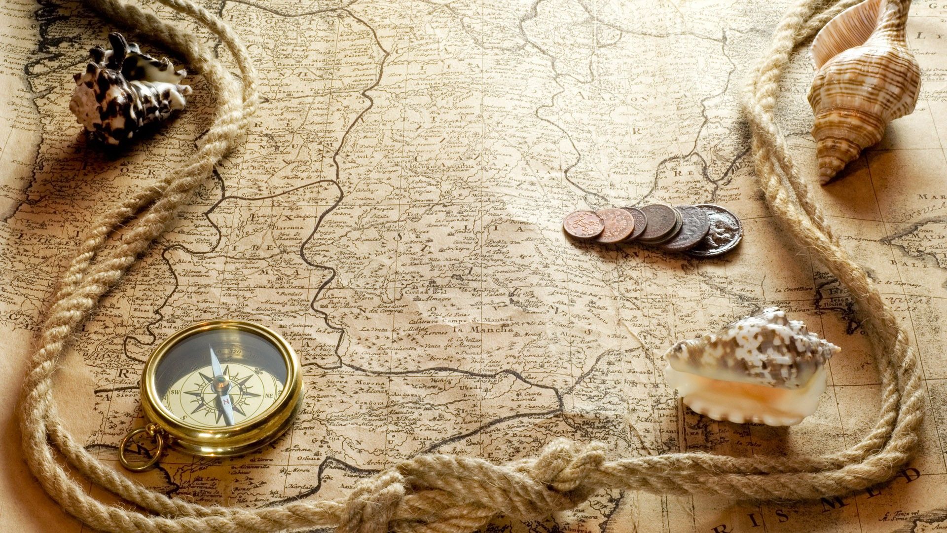 Treasure Map Wallpaper