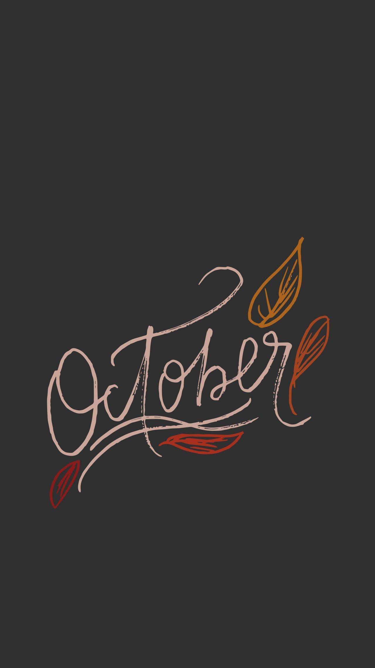 Aesthetic October Wallpaper Free HD Wallpaper