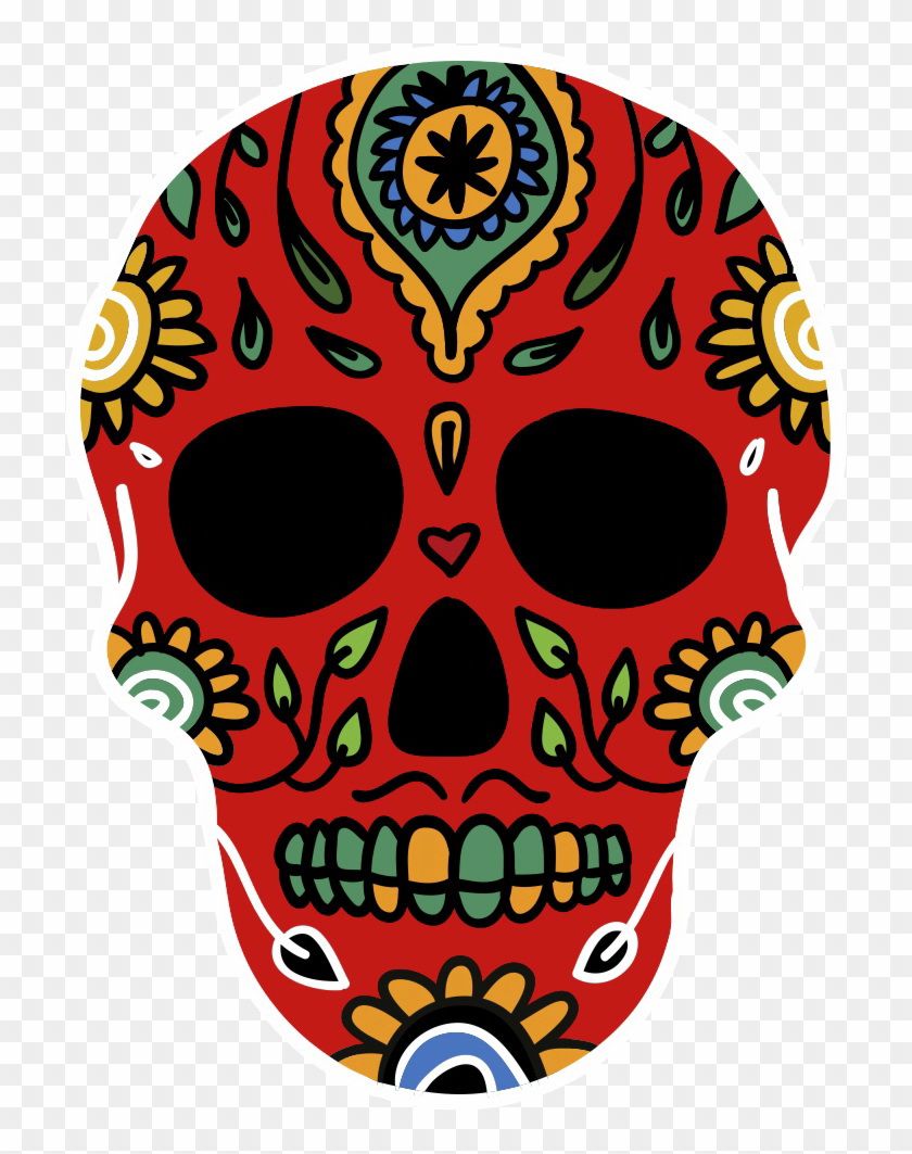 Skull La Calavera Catrina Clip Art Ornated Decorative Skull Shower Zlxd4 Image Provided