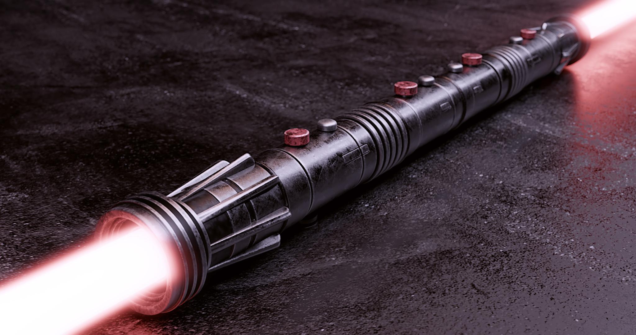 Darth Maul Double Bladed FX Lightsaber