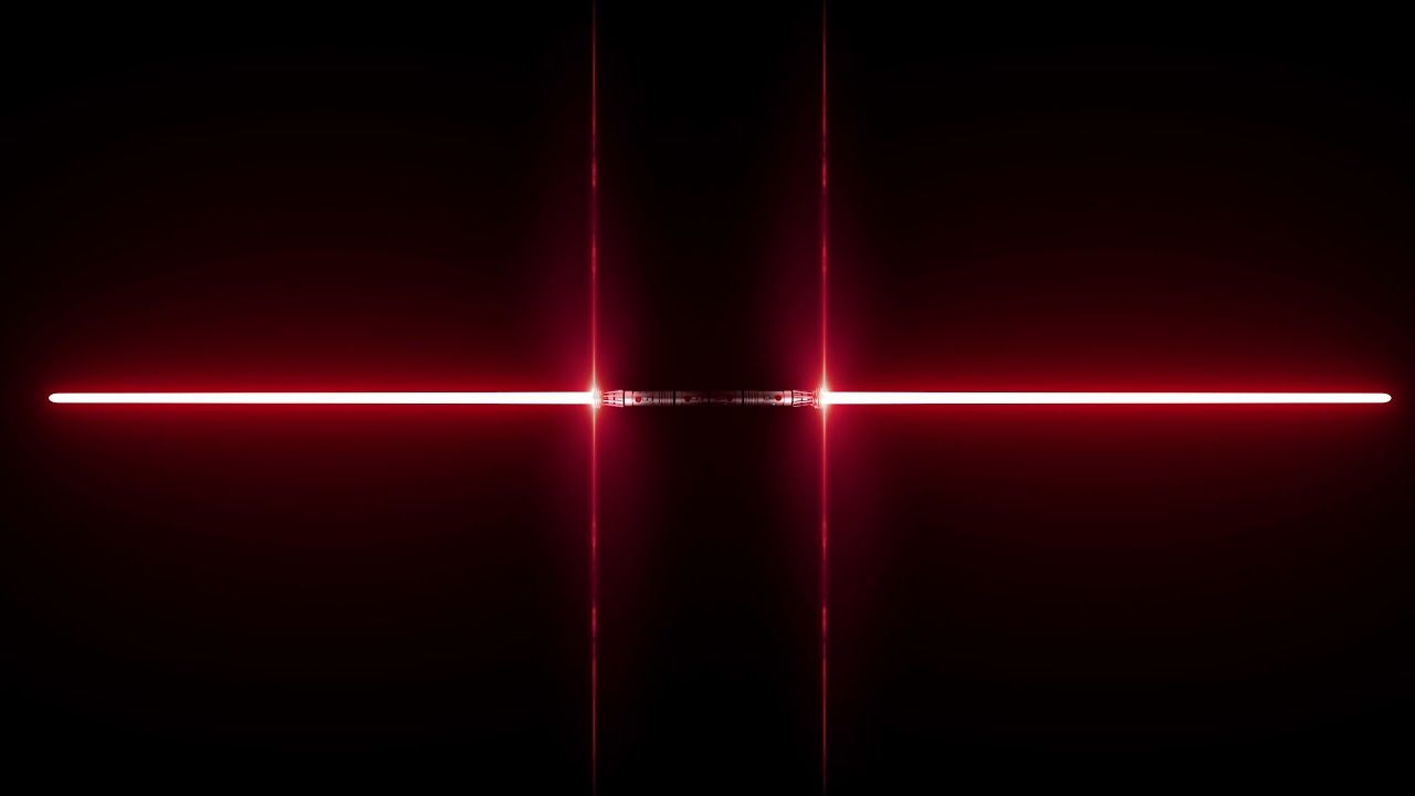 Darth Maul's Double Bladed Lightsaber Ignition Video Live Background