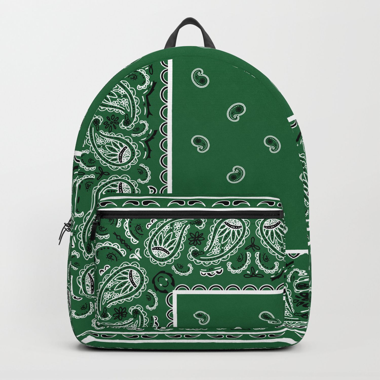 Classic Green Bandana Backpack