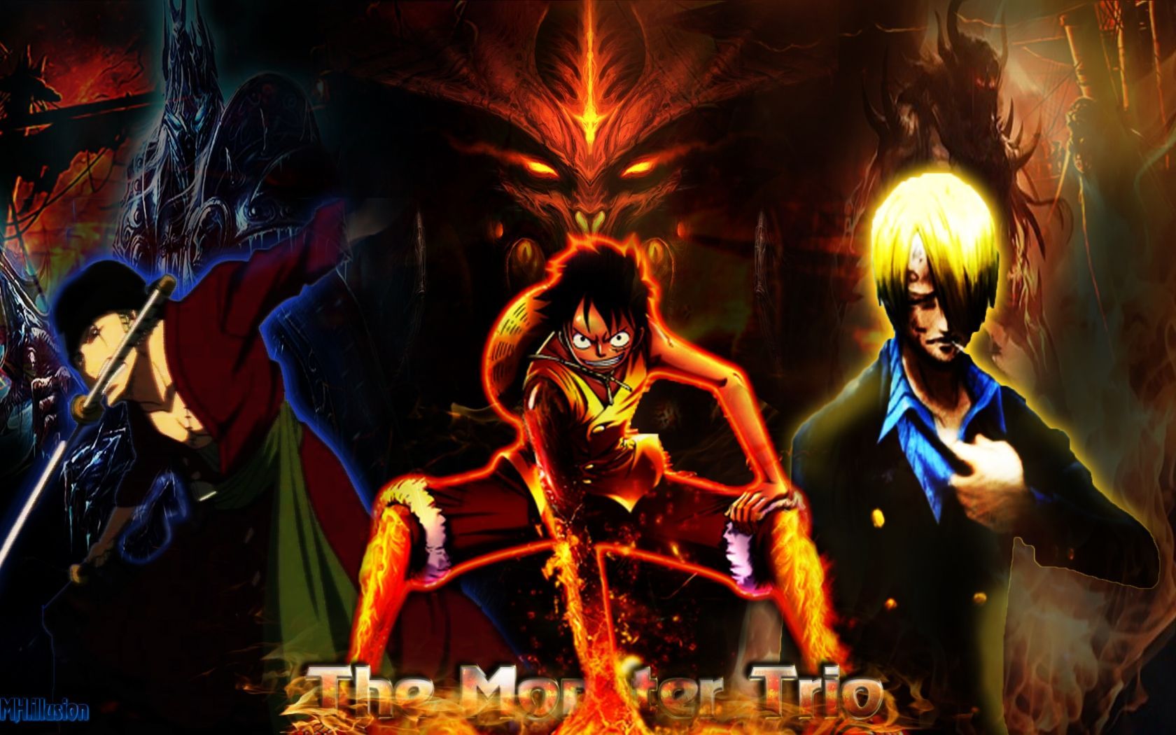 Steam Workshop::One Piece - Monster Trio 4K