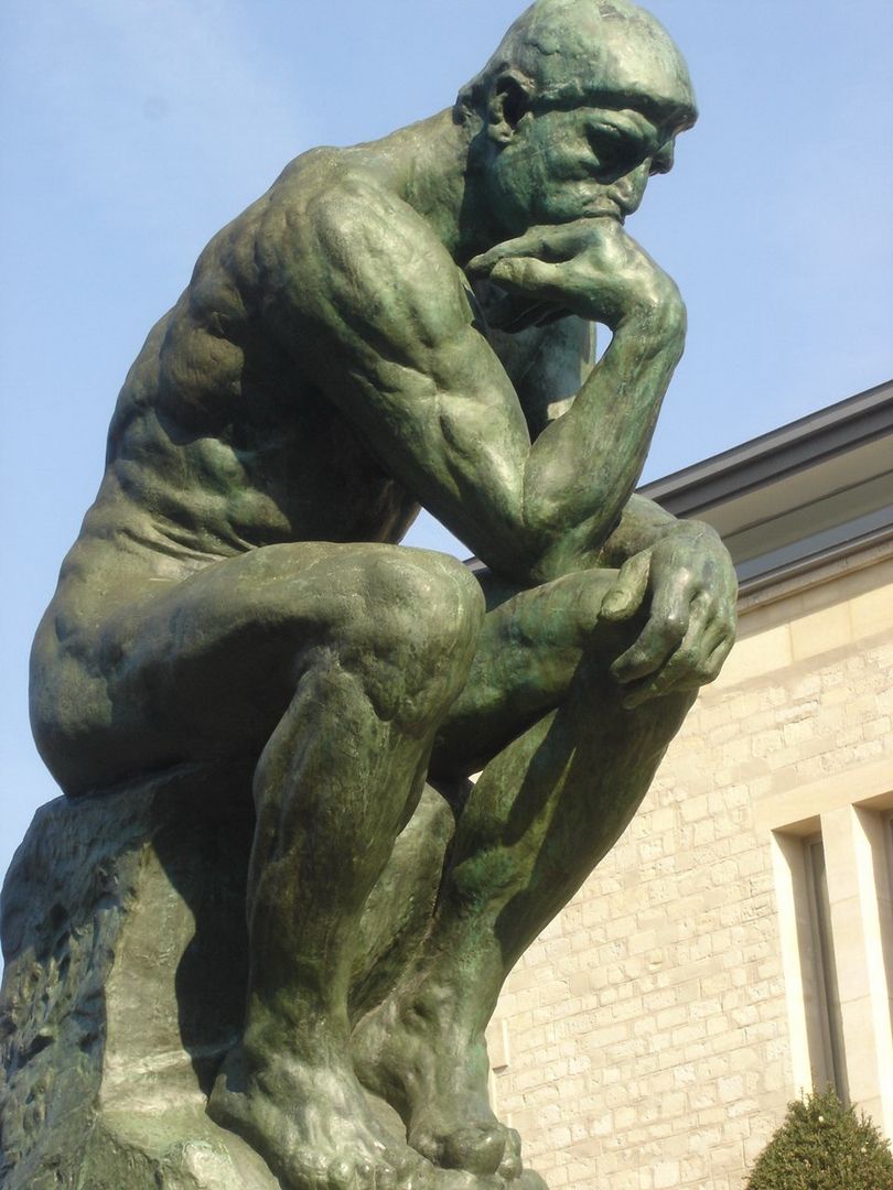Auguste Rodin The Thinker At The Musee Rodin Paris VIIe France_