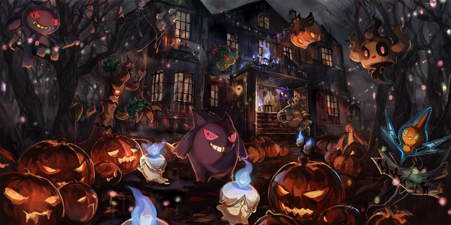 Pokemon Halloween Wallpaper Free Pokemon Halloween Background