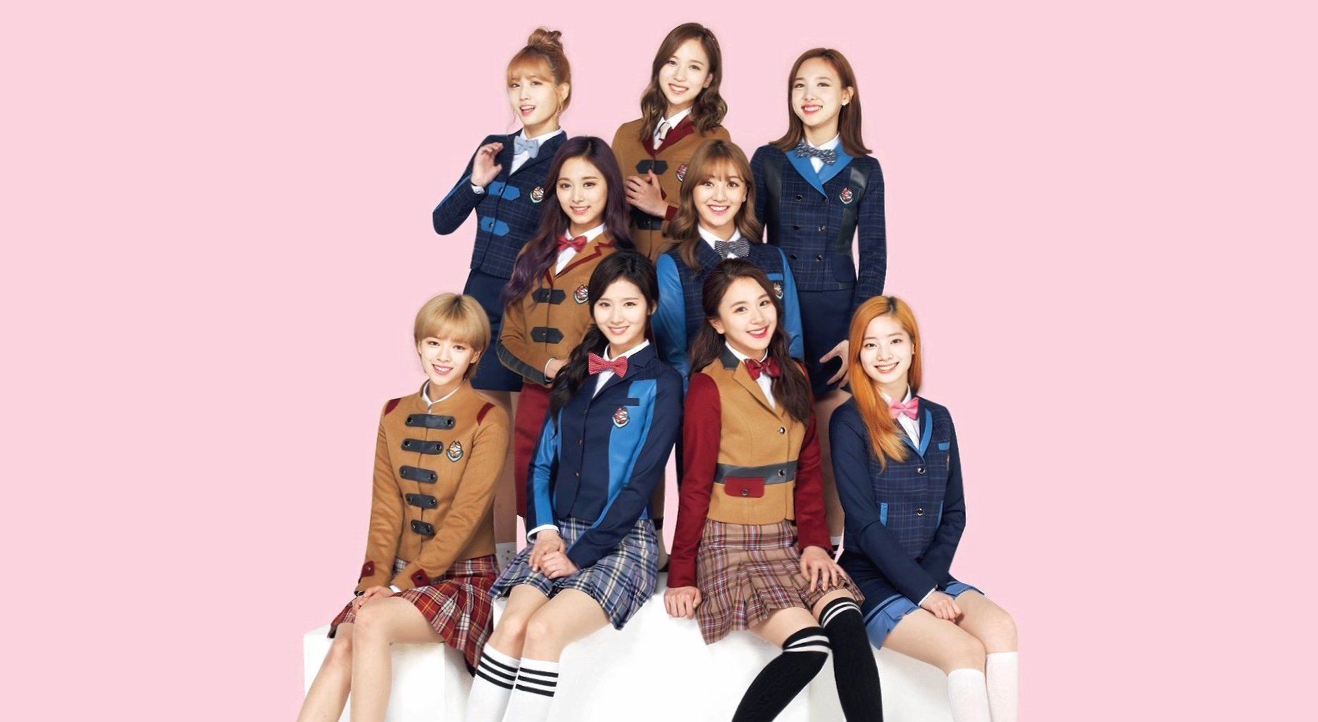 Twice wallpaper HD. Music bands, Wallpaper pc, Korean girl groups