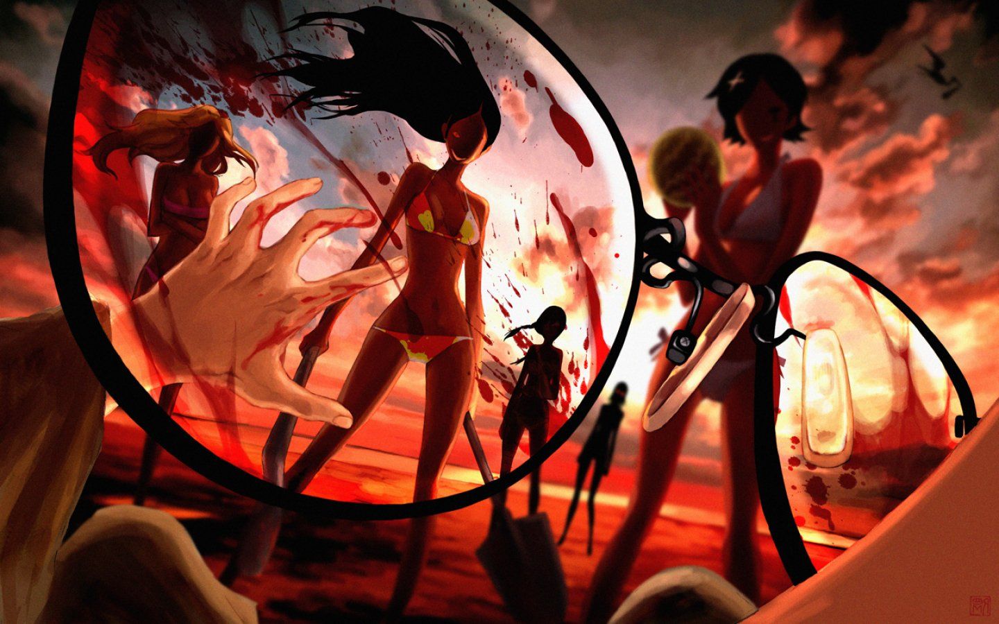 px art artistic artwork creepy Dark Evil fantasy halloween horror original poster scary spo High Quality Wallpaper, High Definition Wallpaper