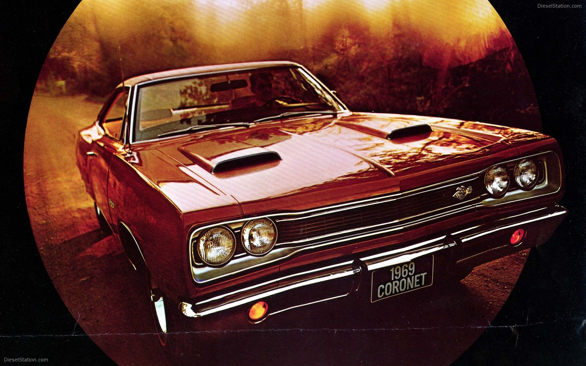 Dodge Coronet Super Bee 1969 Widescreen Exotic Car Wallpaper of 12, Diesel Station