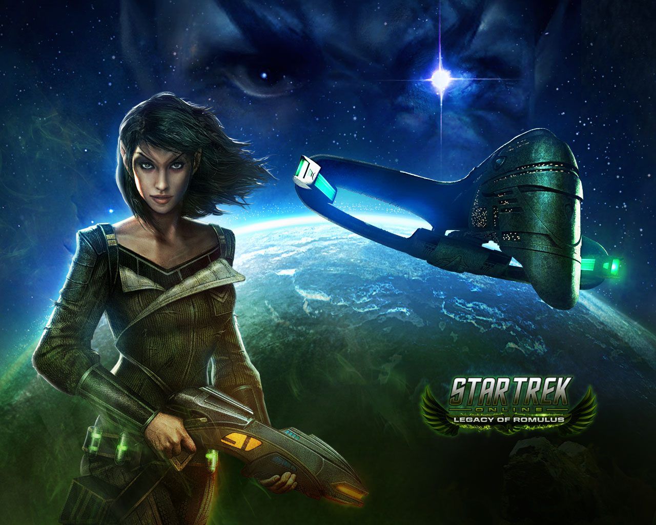 New Star Trek Online Wallpaper Depict Romulan Ships in Greater Detail [Updated With Interiors Screenshots]