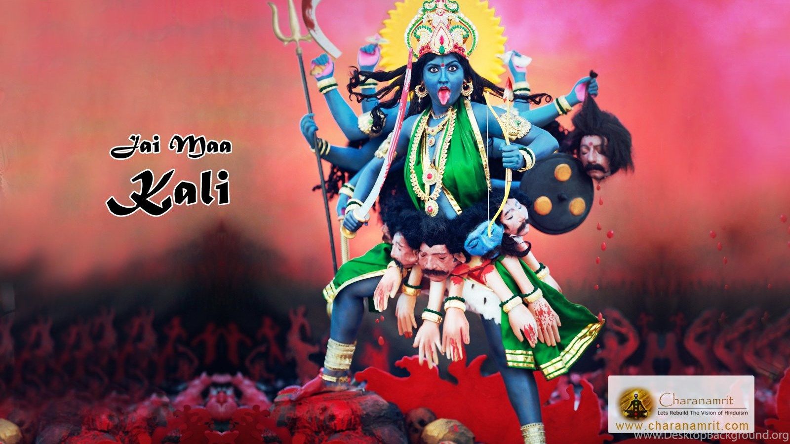 Angry Maa Bhadrakali Nice HD Wallpaper For Free Download, Goddess. Desktop Background