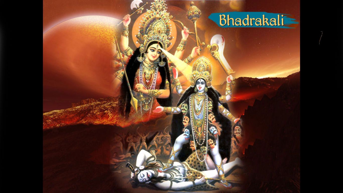Maa Bhadrakali Wallpaper. Hindu Gods and Goddesses
