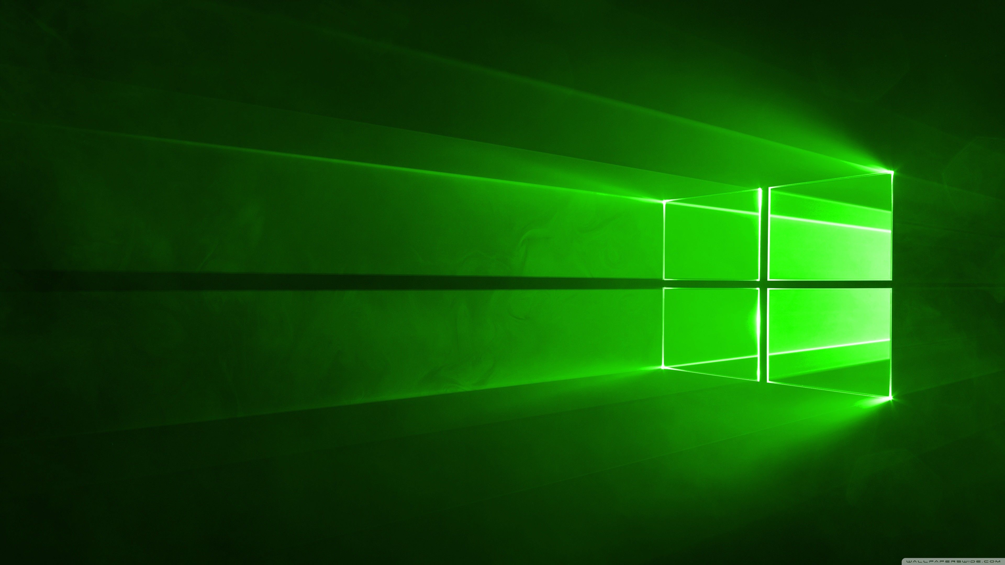 Windows 10 Green HD Wide Wallpaper for Widescreen. Wallpaper windows Windows wallpaper, Green windows