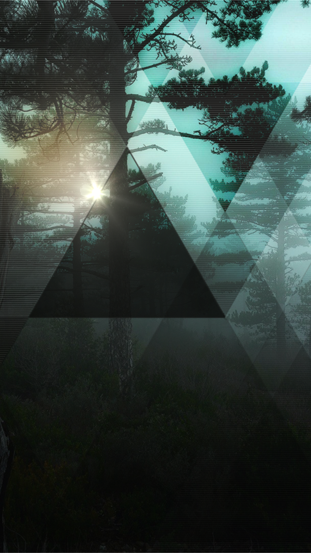 Geometric Forest Phone Wallpapers - Wallpaper Cave
