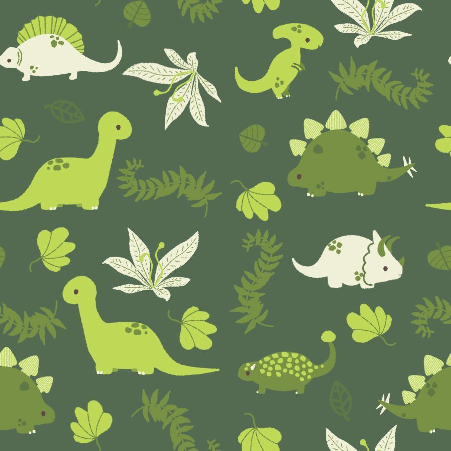 Cute Green Dinosaur Wallpapers
