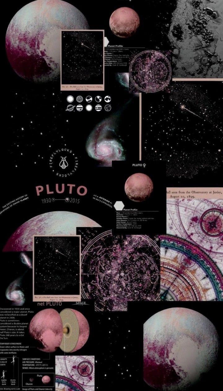aesthetic, wallpaper and pluto