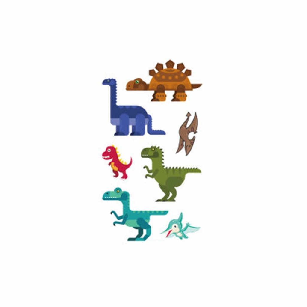 Dinosaur Tattoo Stickers Waterproof And Durable Face Cartoon Stickers Decorative Stickers Aesthetic Wallpaper Border