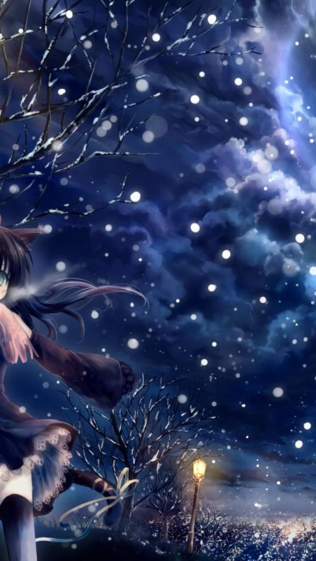 Winter Anime Wallpaper iPhone Wallpaper iPhone HD 1080p HD Wallpaper