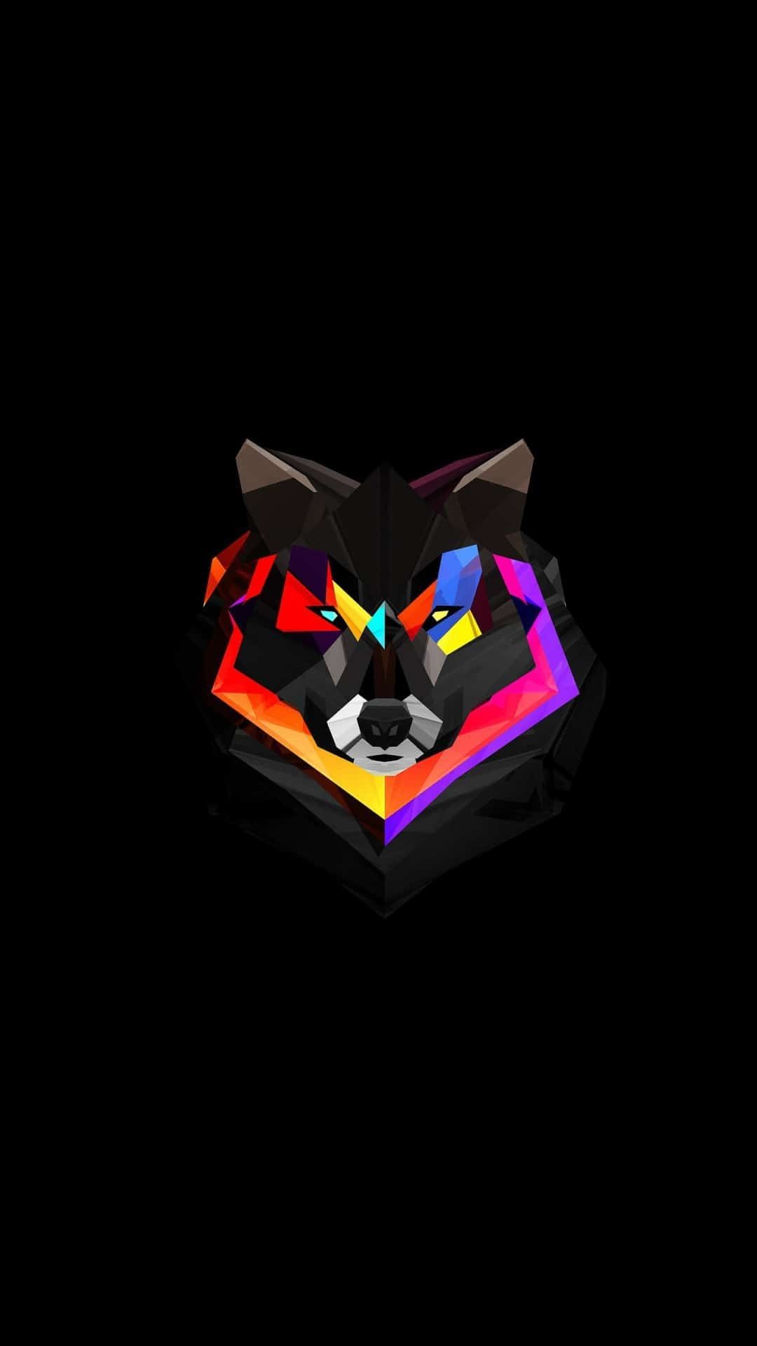 Geometric Wolf Wallpaper