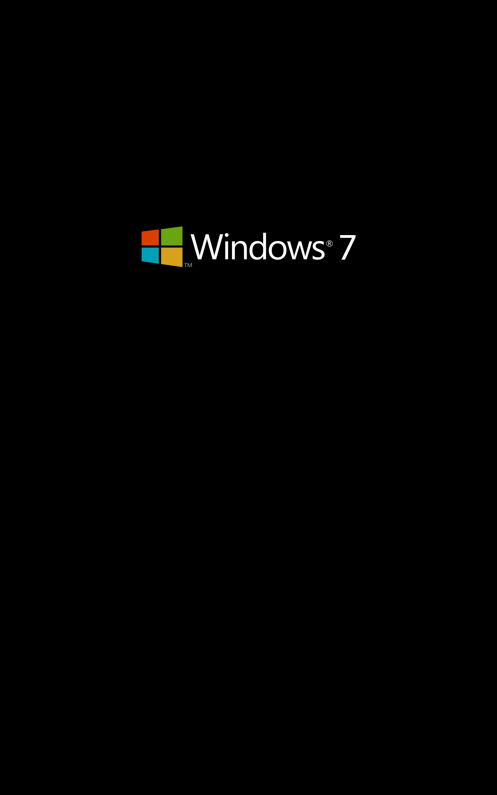 Windows 7 Microsoft Windows Operating System Minimalism Simple Background Logo Portrait Display Wallpaper:1600x2560