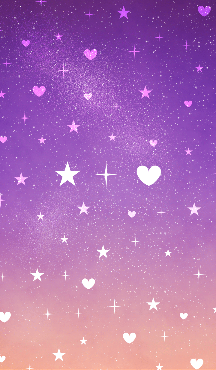 Star Heart. Purple wallpaper, Cute wallpaper, Star wallpaper