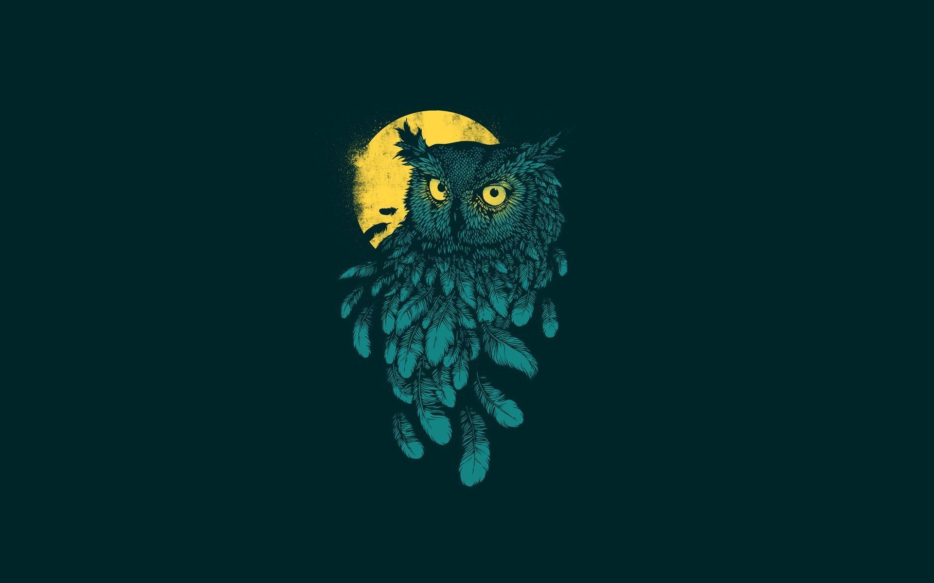 Owl Minimalist Wallpaper Free Owl Minimalist Background