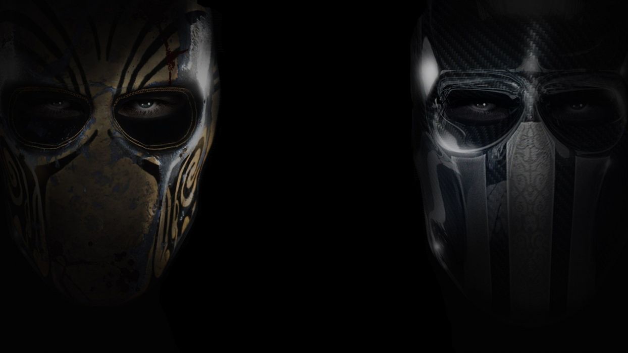 Army of Two black background game wallpaperx1080
