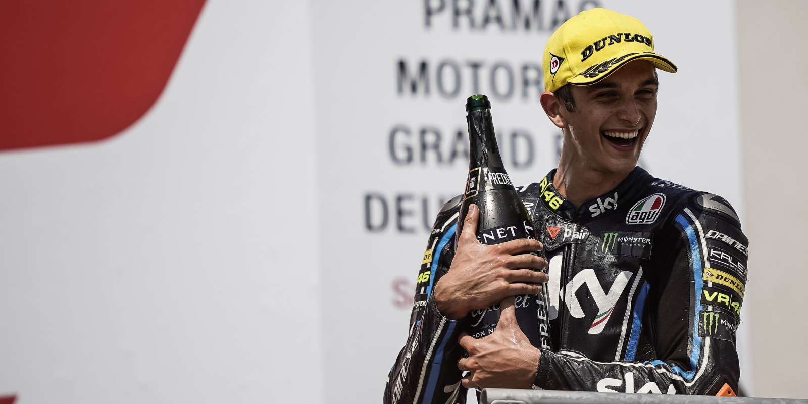 Marini makes the breakthrough with German Moto2 gong