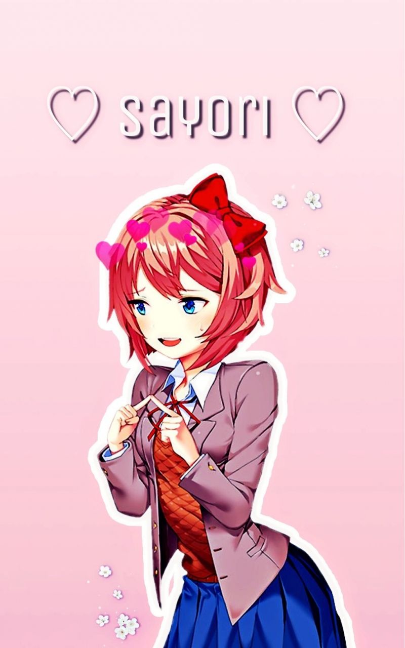 Sayori - Doki Doki Literature Club! by Sascha - Mobile Abyss