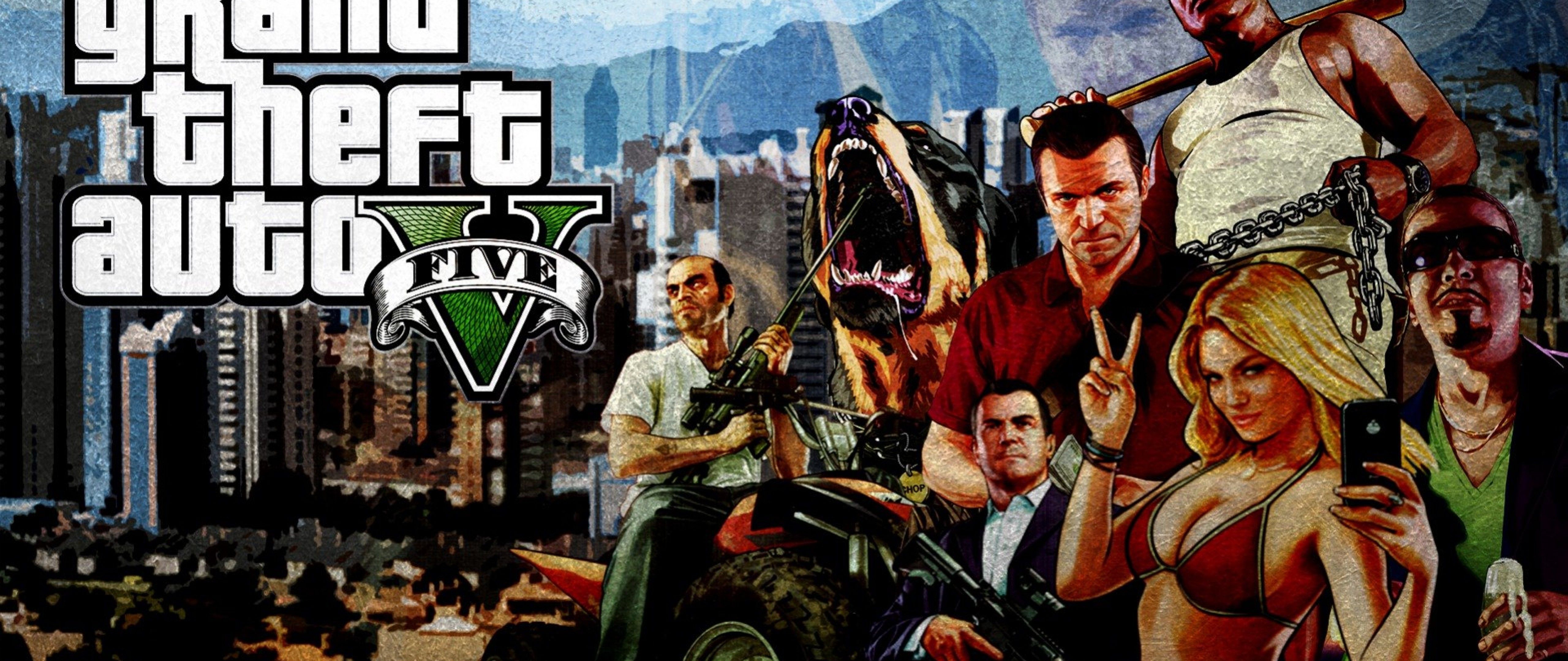 GTA 5 HD Wallpaper 4K Ultra HD Wide TV