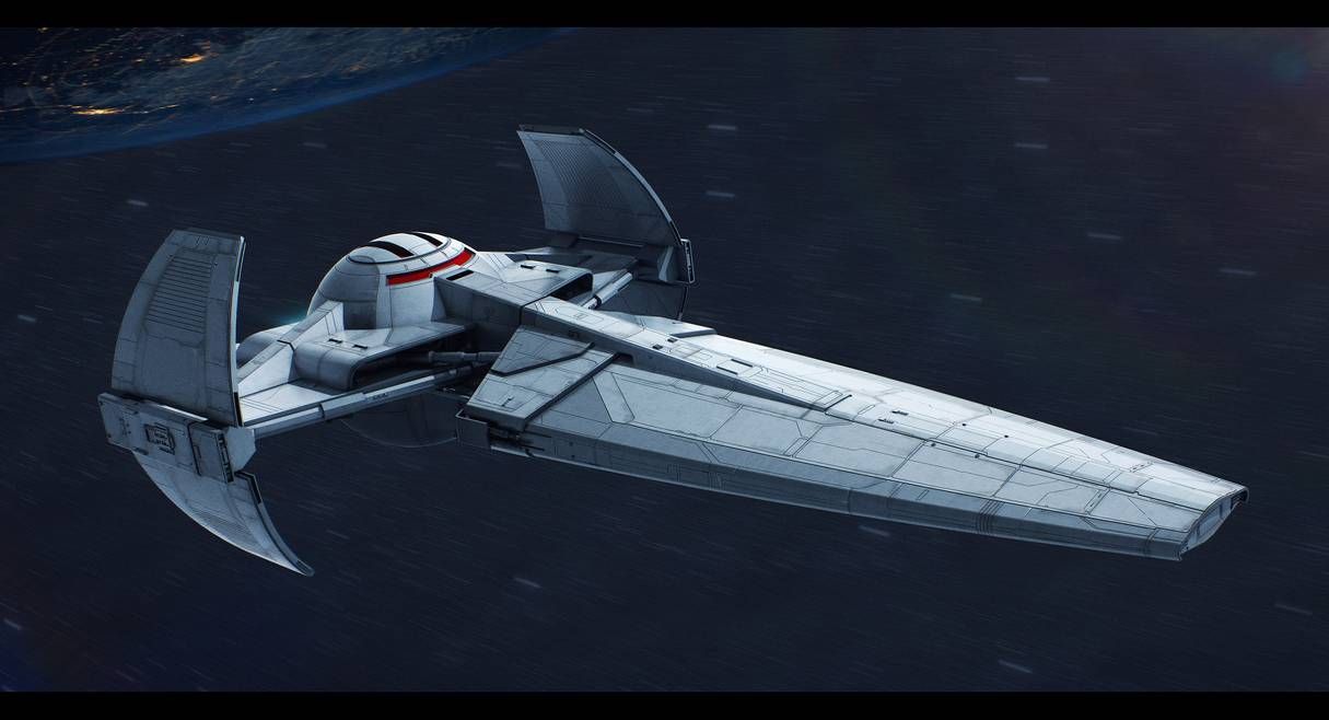 Darth Maul's Sith Infiltrator, the Scimitar, by AdamKop. Star wars sith, Star wars ships, Star wars