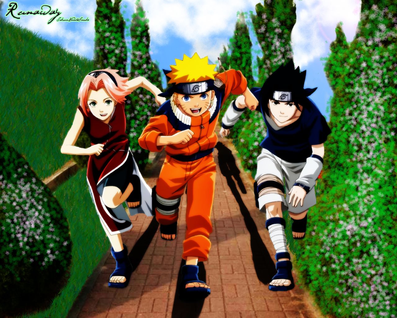 Naruto Wallpaper: Runaway!